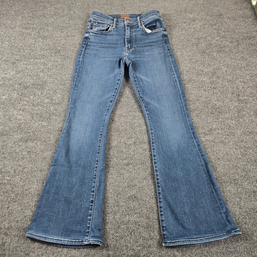 Mother Flare Jeans Womens 26 Blue High Rise Medium Wash Denim - Picture 2 of 14